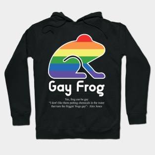 Gay Frog G10w - Can animals be gay series - meme gift t-shirt Hoodie